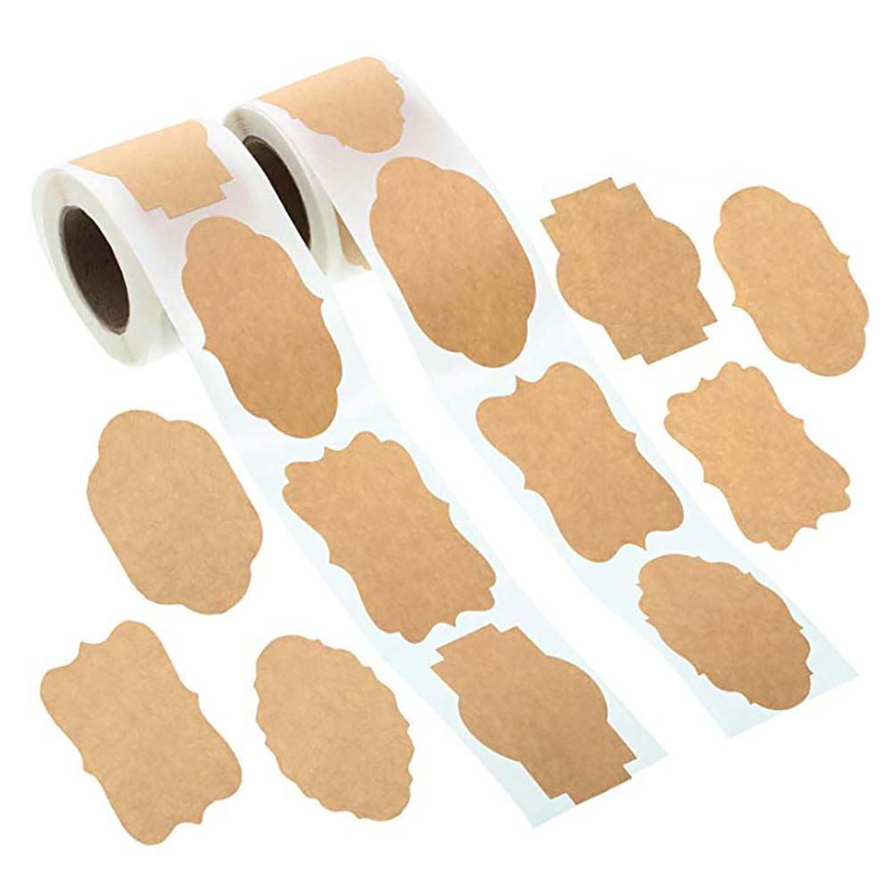 Kraft Vintage Writeable Stickers