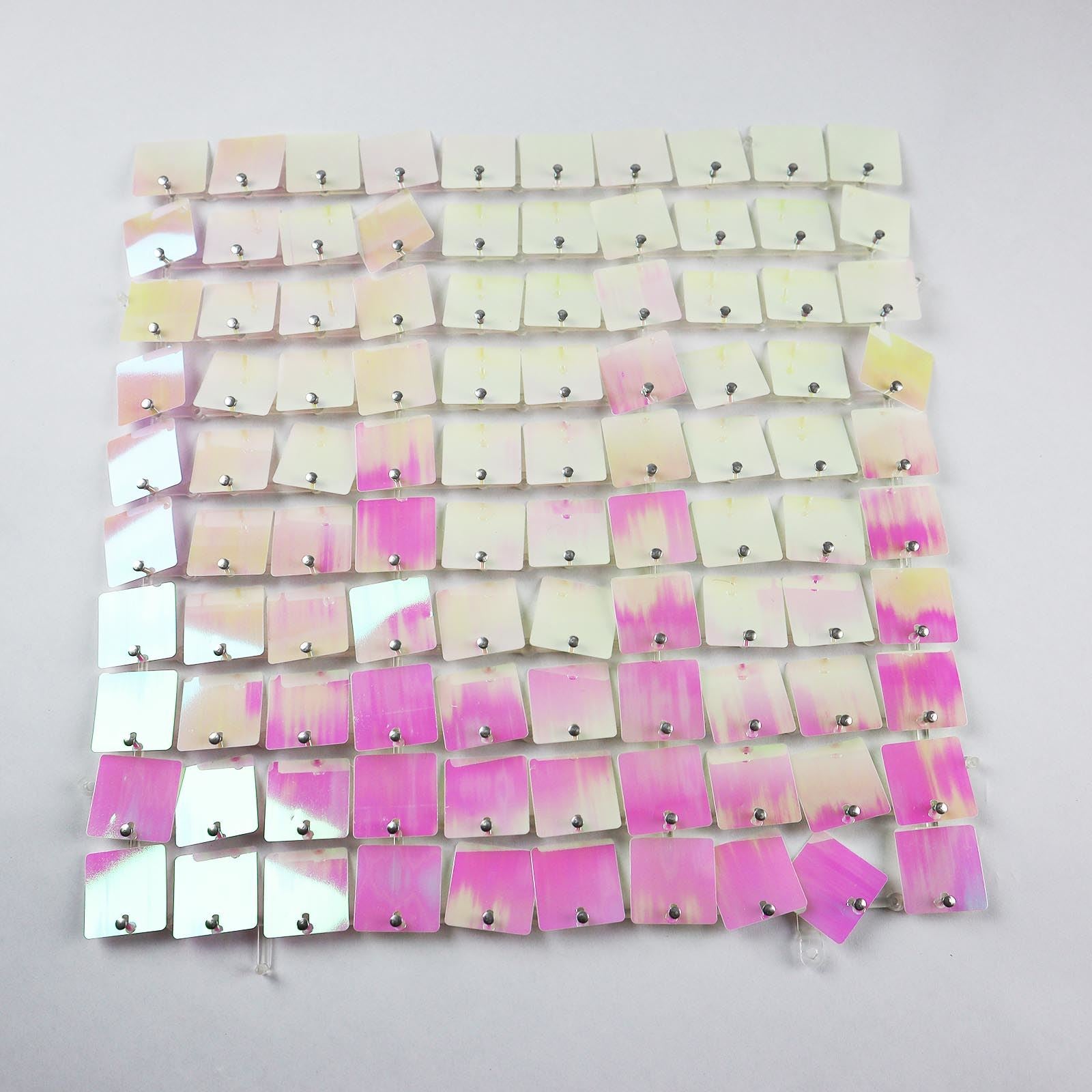 Transparent Backed Sequin Wall Panels