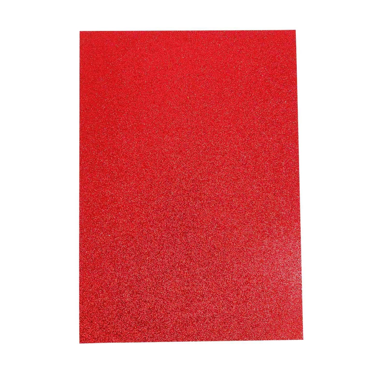 Pack of 10 350gsm Heavy Duty A4 Glitter Cards
