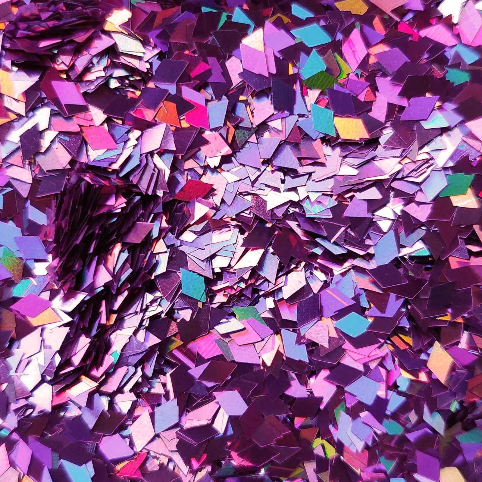 Glitter Elements - Holographic Lilac - 2mm Diamond