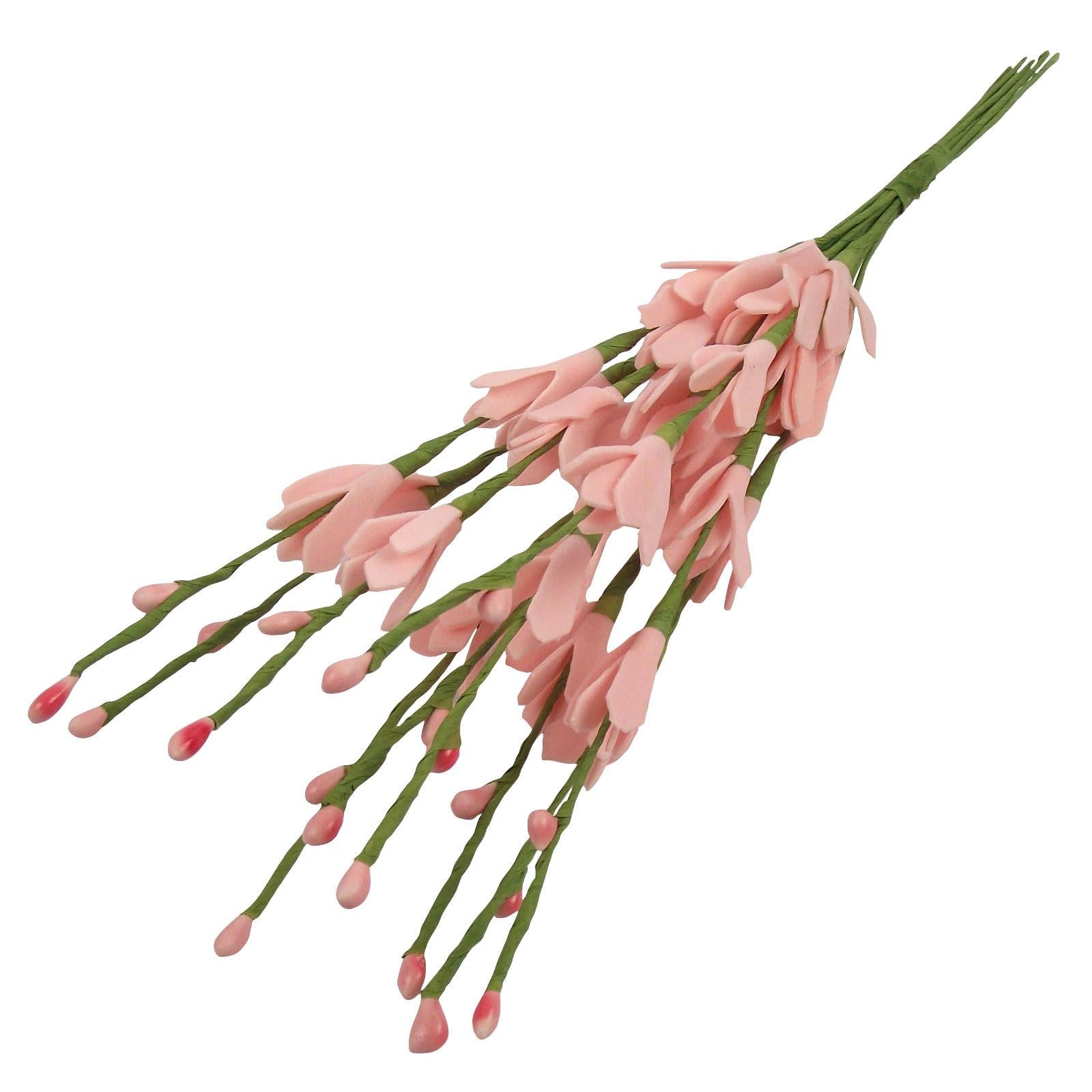 Bundle of 10 Mini Foam Lisianthus