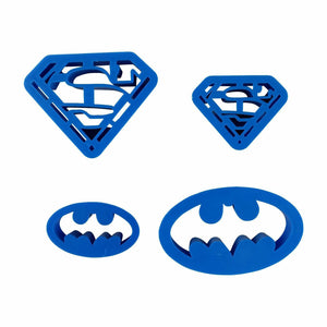 Combo Set of 10 Superhero Cookie Cutters - Avengers Iron Man Superman Batman