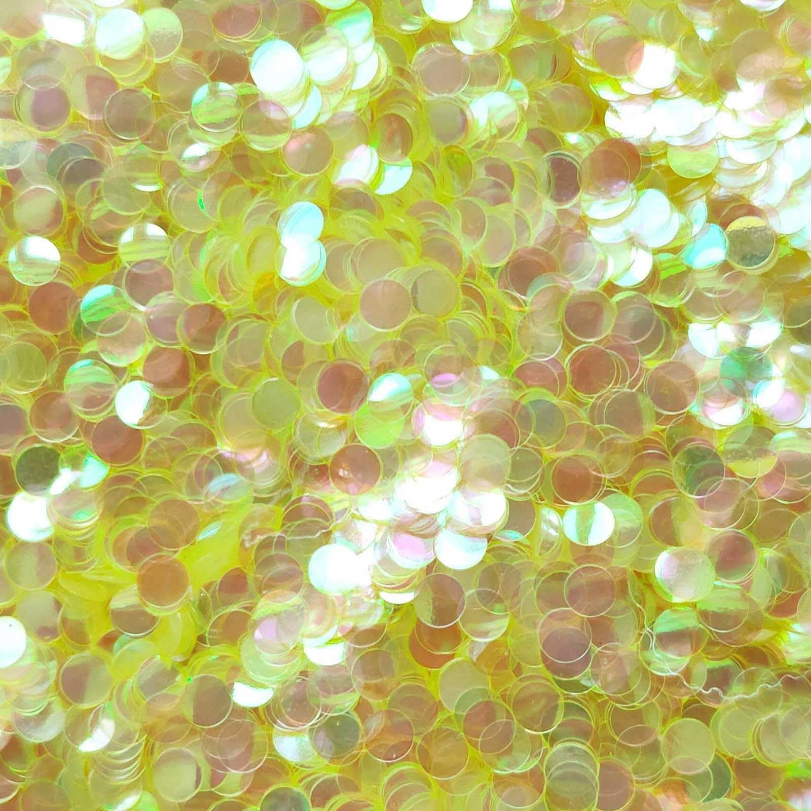 Glitter Elements - Iridescent Yellow - 3mm Dot