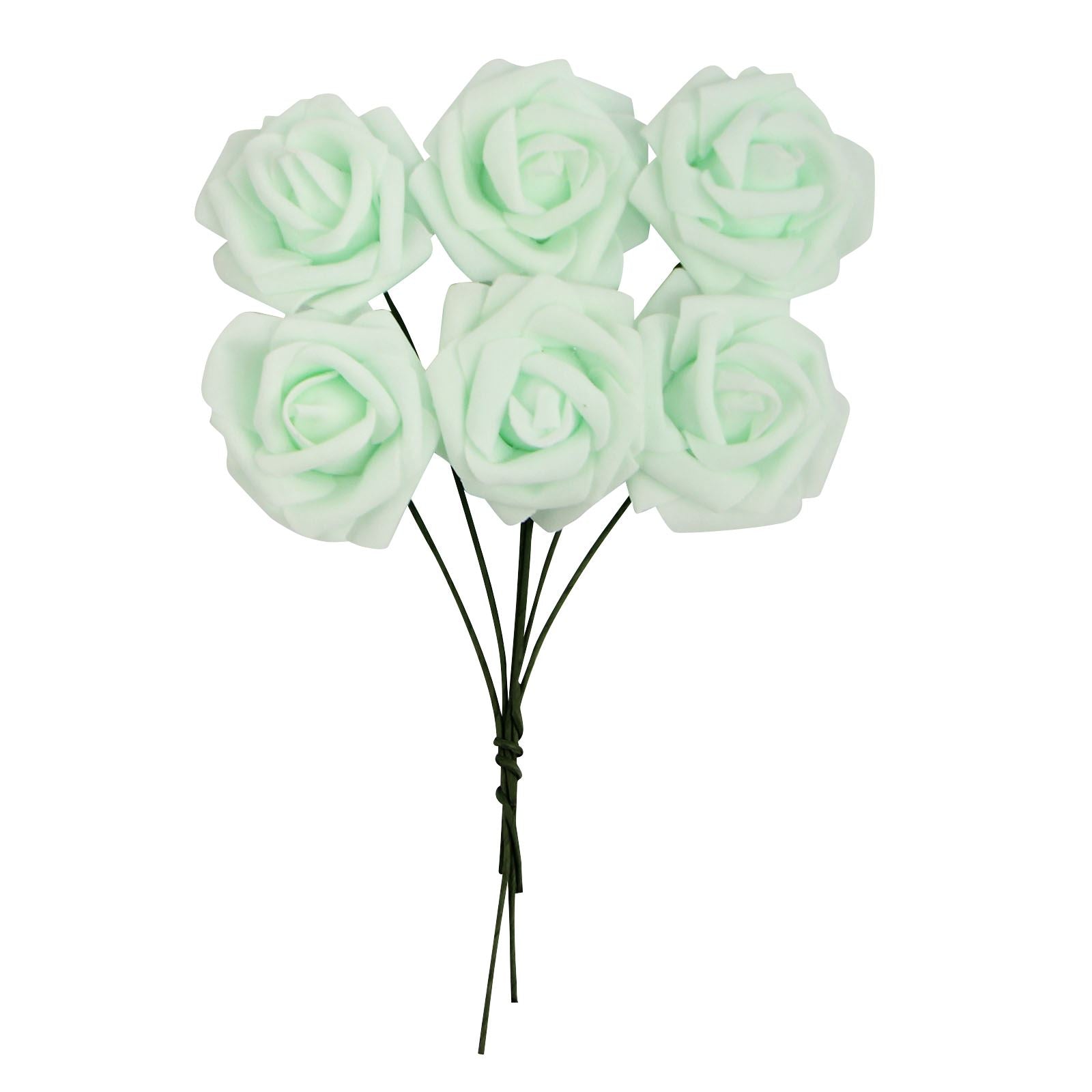 Colourfast Foam Roses - 6 Bunches - Regular