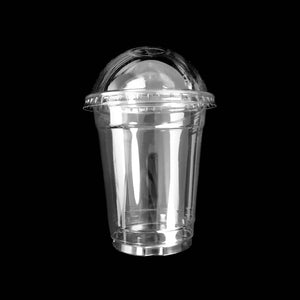 Disposable Clear Milkshake Cups with Dome Lids