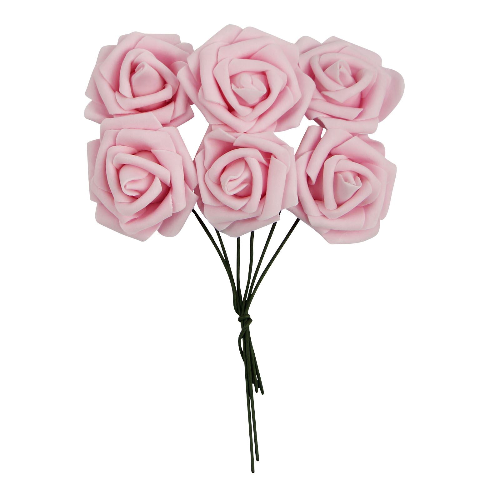 Colourfast Foam Roses - 6 Bunches - Regular
