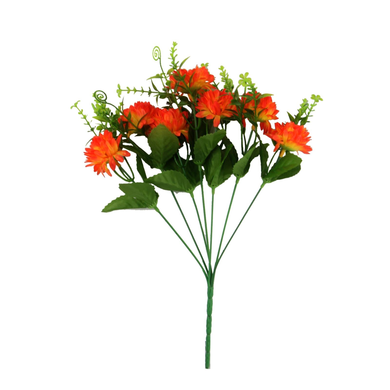 7 Head Small Spiky Mum Flower Bunch