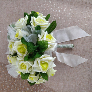 Shabby Chic Rose Voile Bouquet