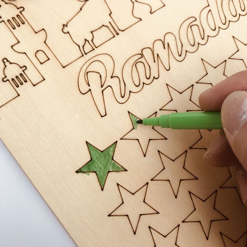 Personalised Ramadan Countdown Calender Board