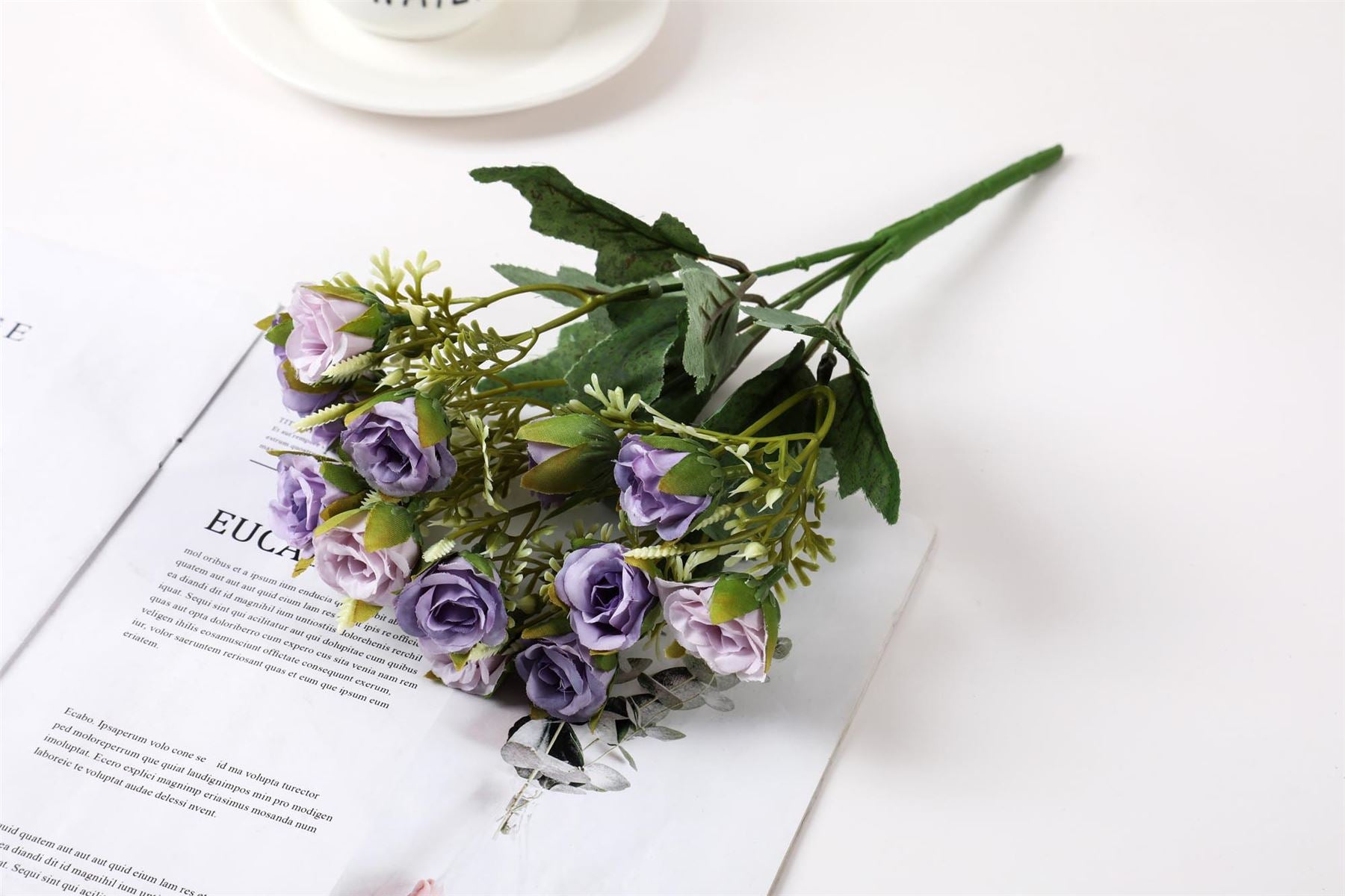 Bunch of 15 Small Rose Flowers