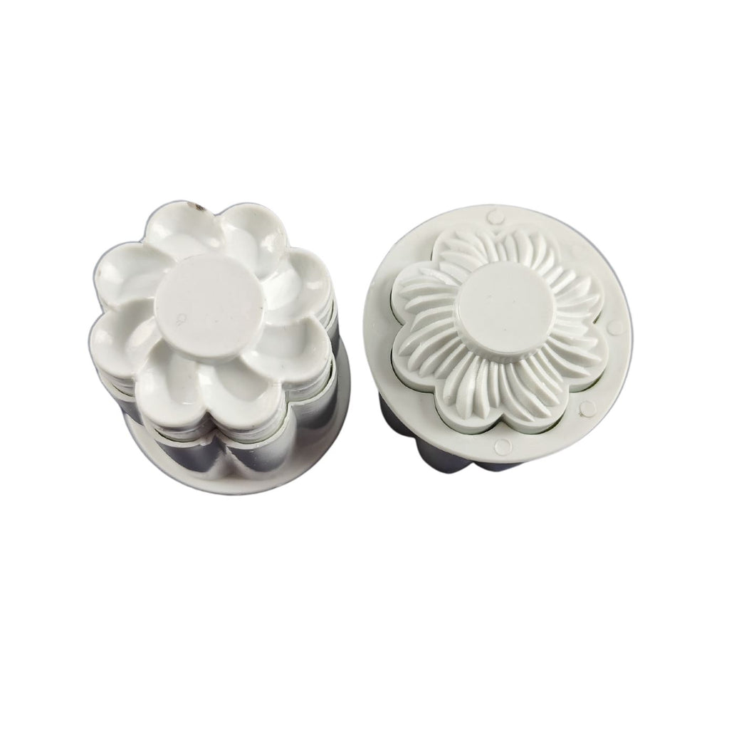 2 Sided Flower Embossing Premium Cookie Cutter