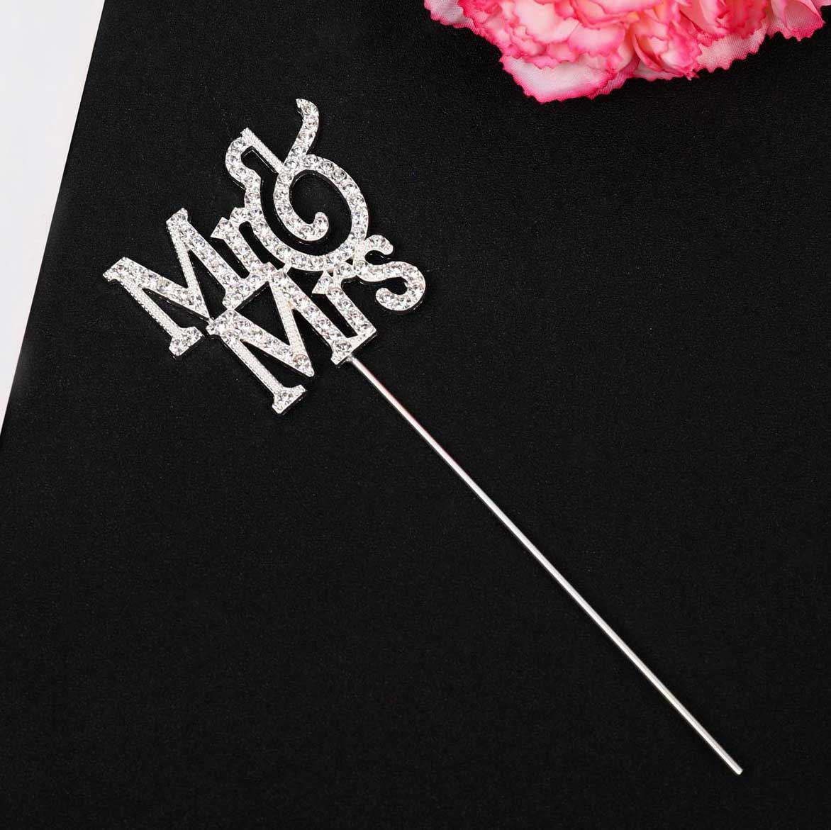 Premium Metal Diamante Number Cake Toppers