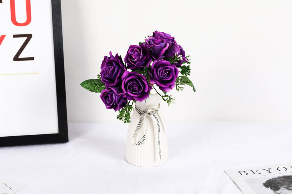 Hand Tied Bundle of 9 Roses
