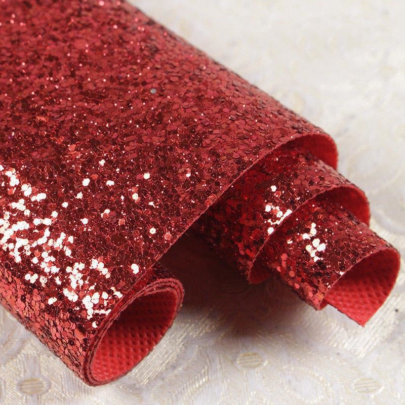 Chunky Glitter Fabric Wallpaper