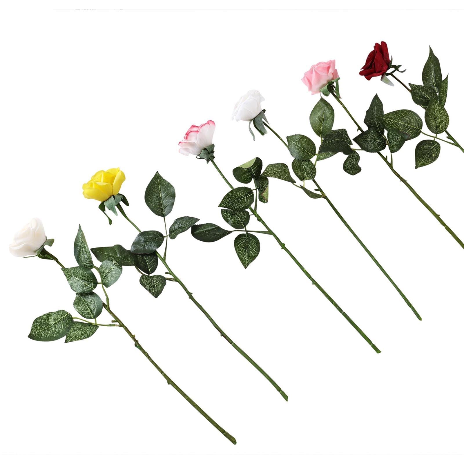 Deluxe Real Touch Open Artificial Roses