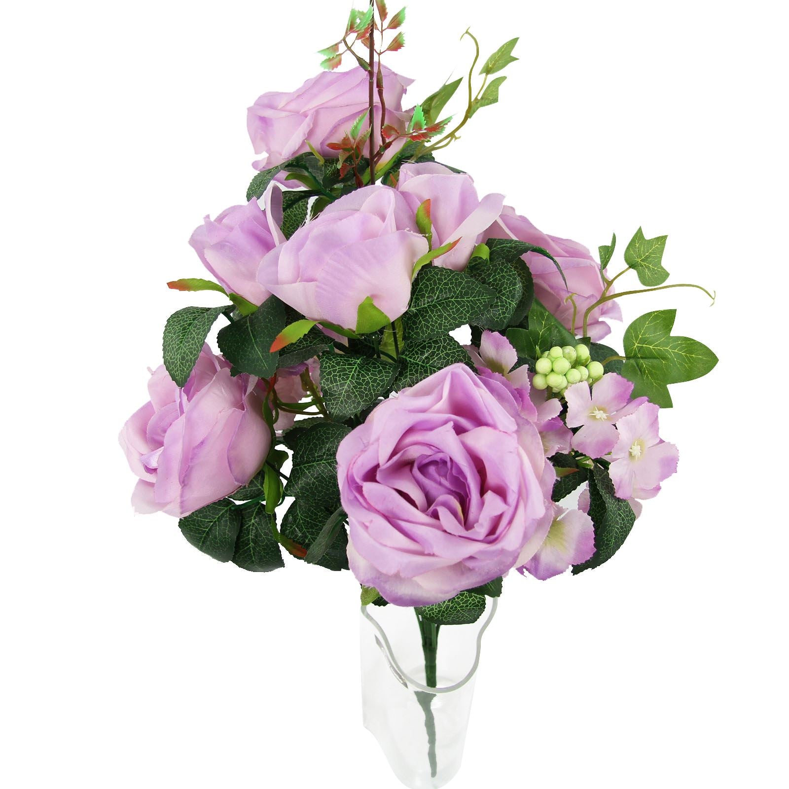 XL 9 Head Rose and Hydrangea Bouquet