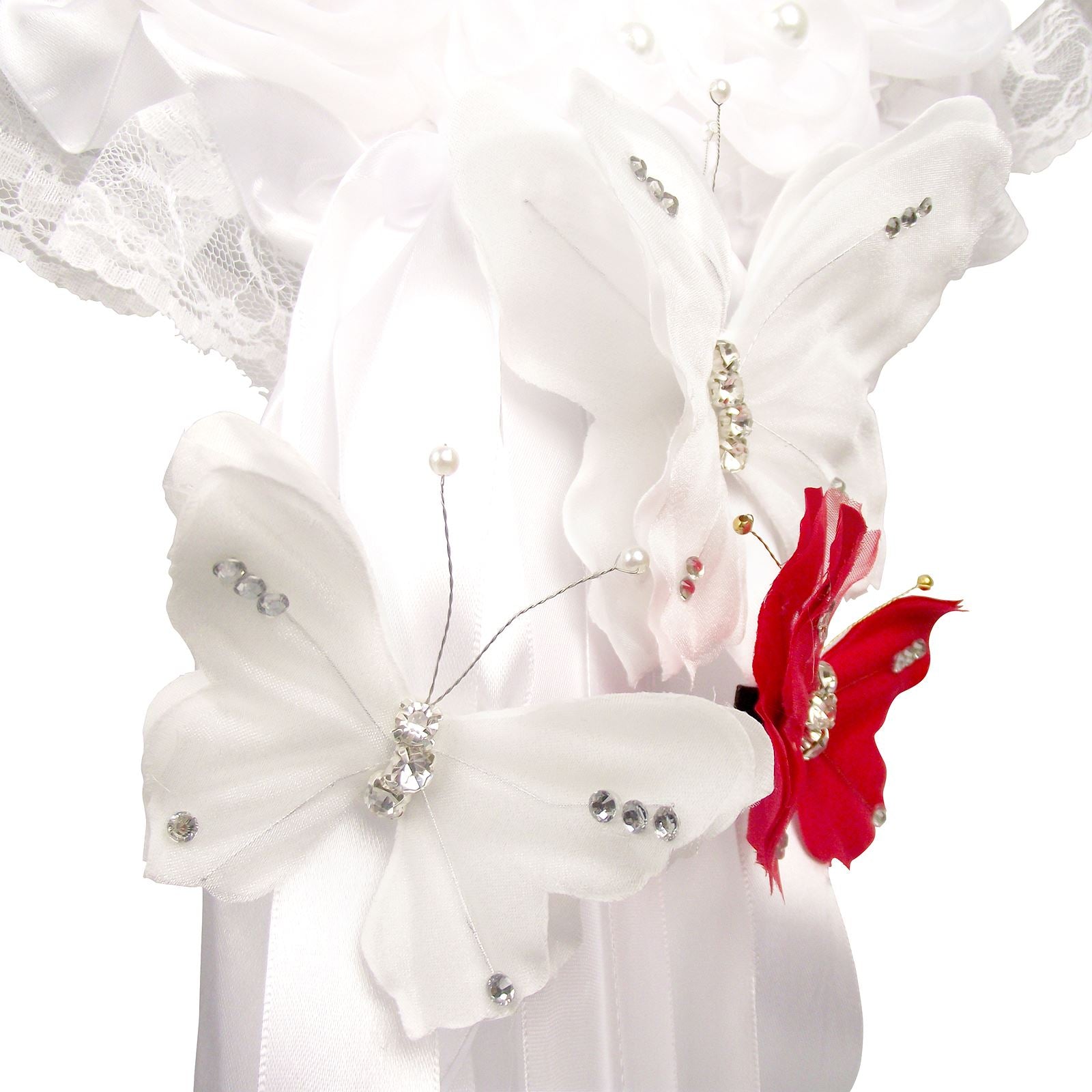 Set of 3 Premium Diamante Butterflies