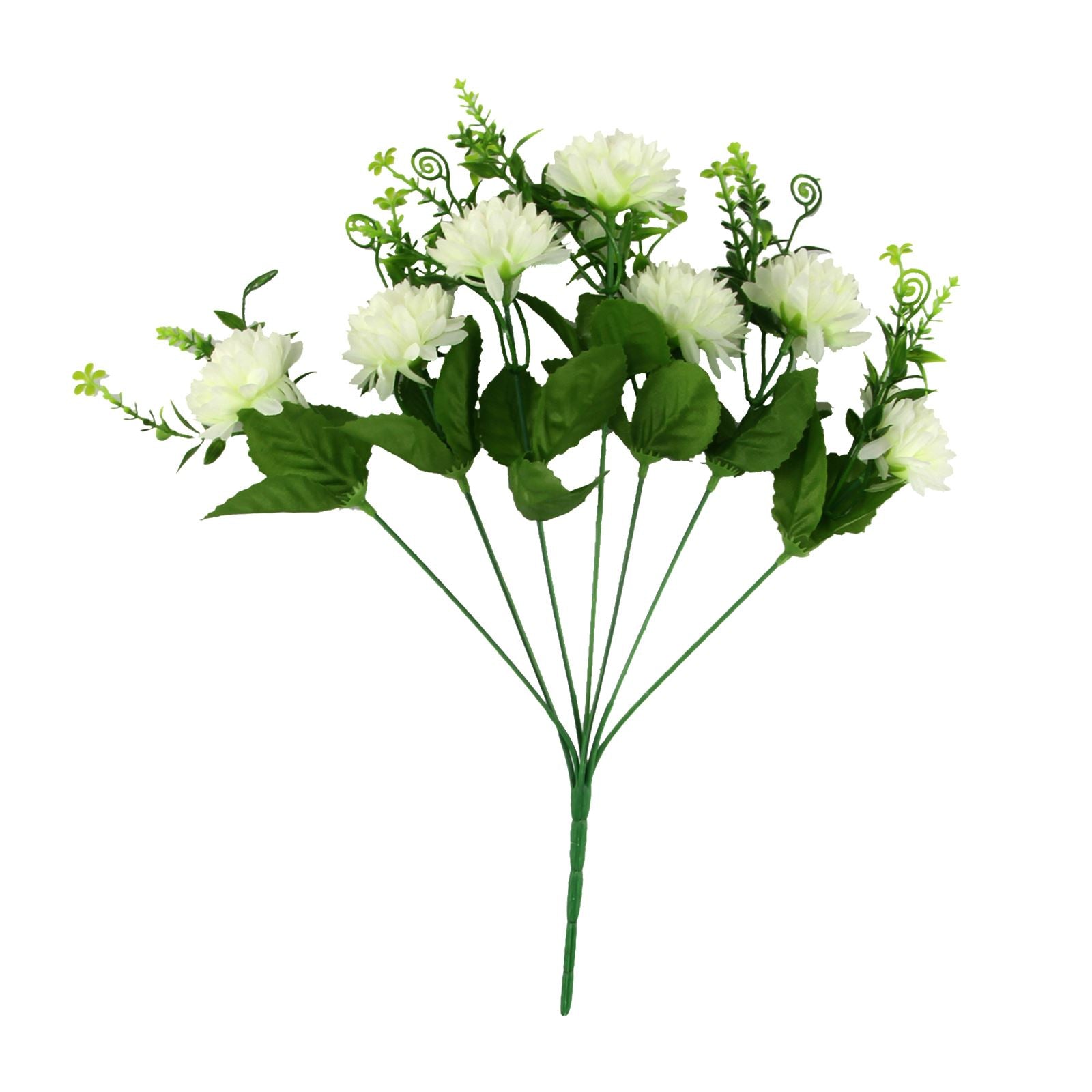 7 Head Small Spiky Mum Flower Bunch