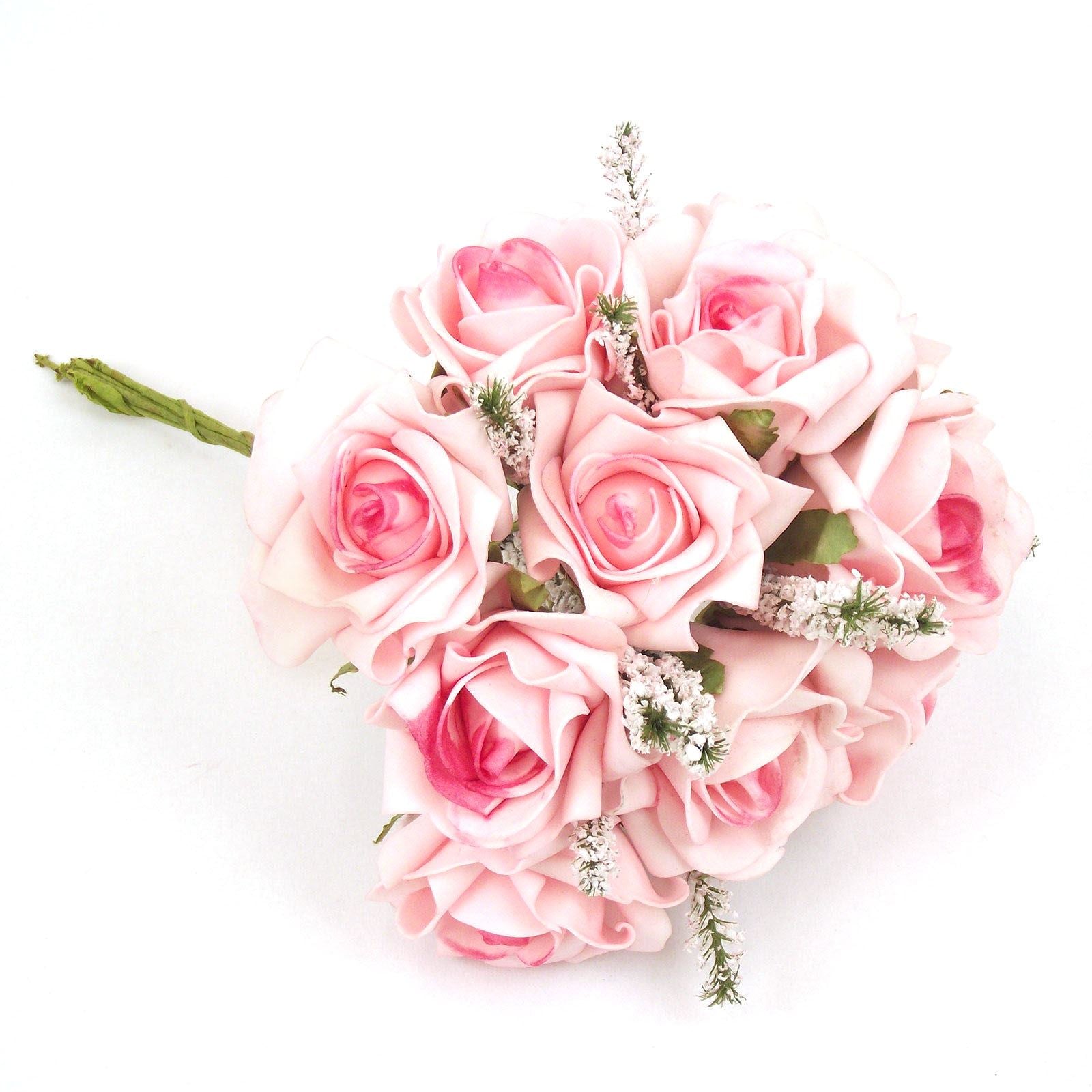 10 Foam Roses With or Without Glitter