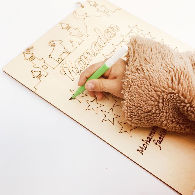Personalised Ramadan Countdown Calender Board