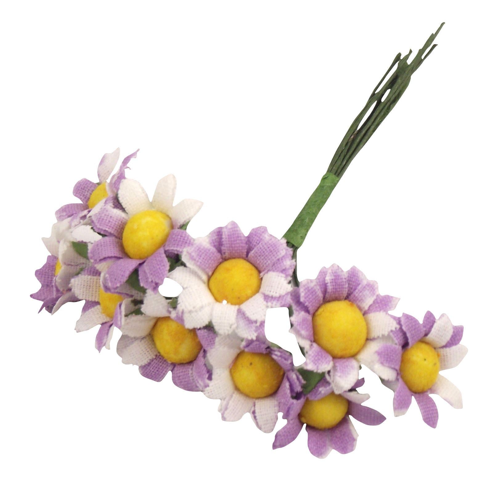 10x Mini Daisy Flower Bunch