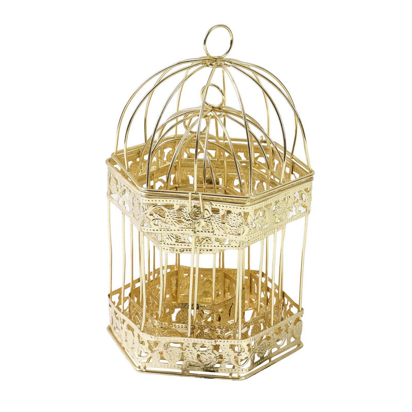 Mini Premium Hexagonal Decorative Bird Cages