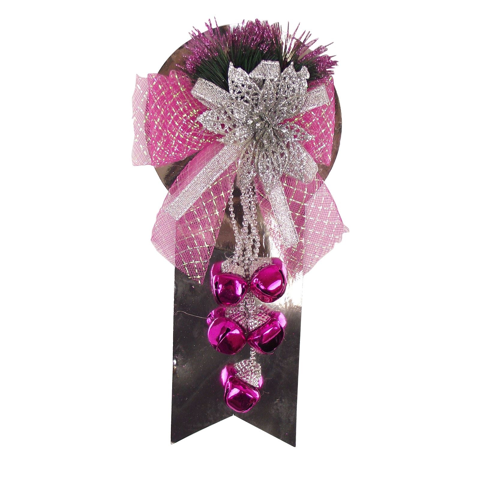 5x Jingle Bell Wall Plaques