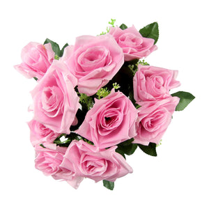 Large 10 Head Open Rose Bouquet