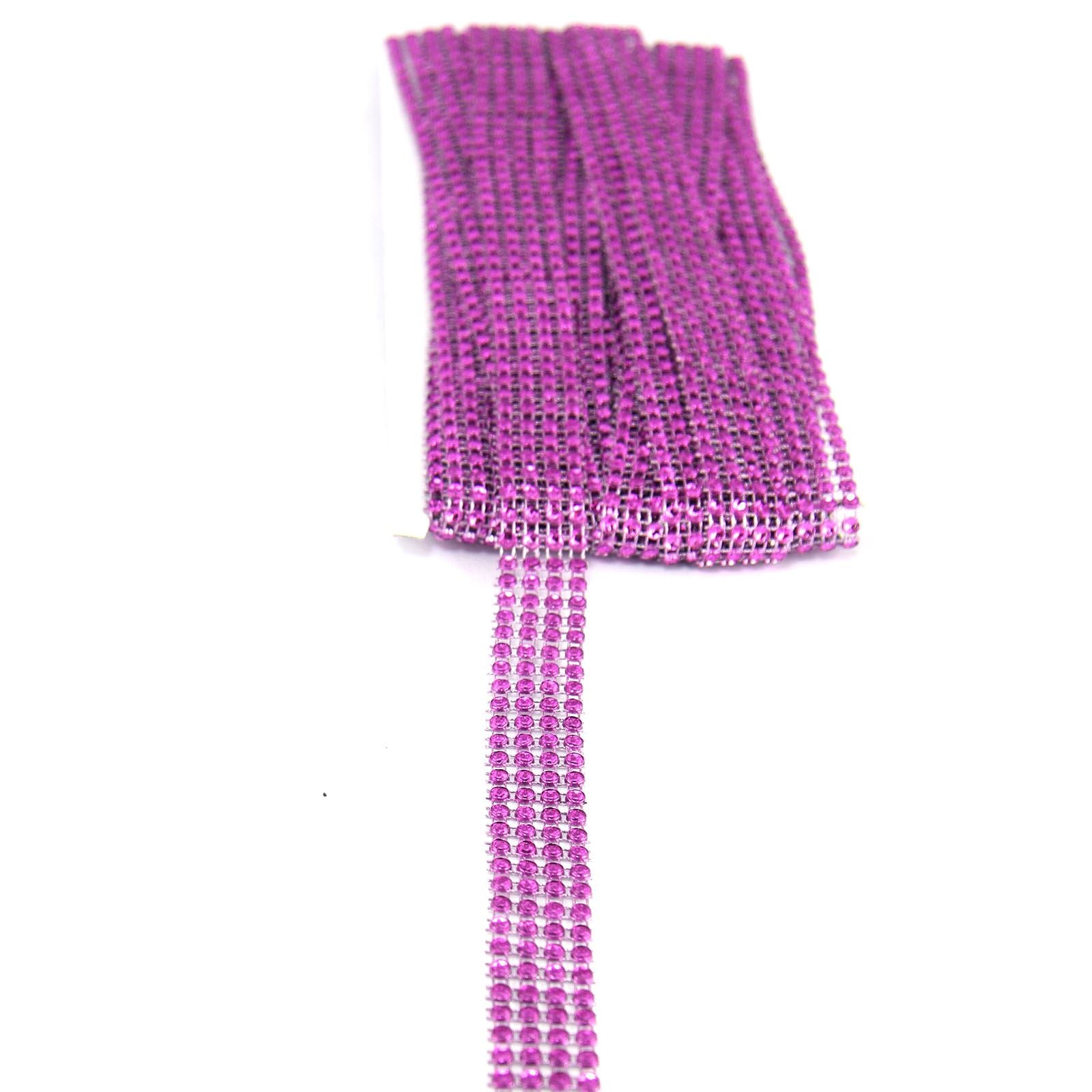 Diamante Effect Ribbon - 4 Rows