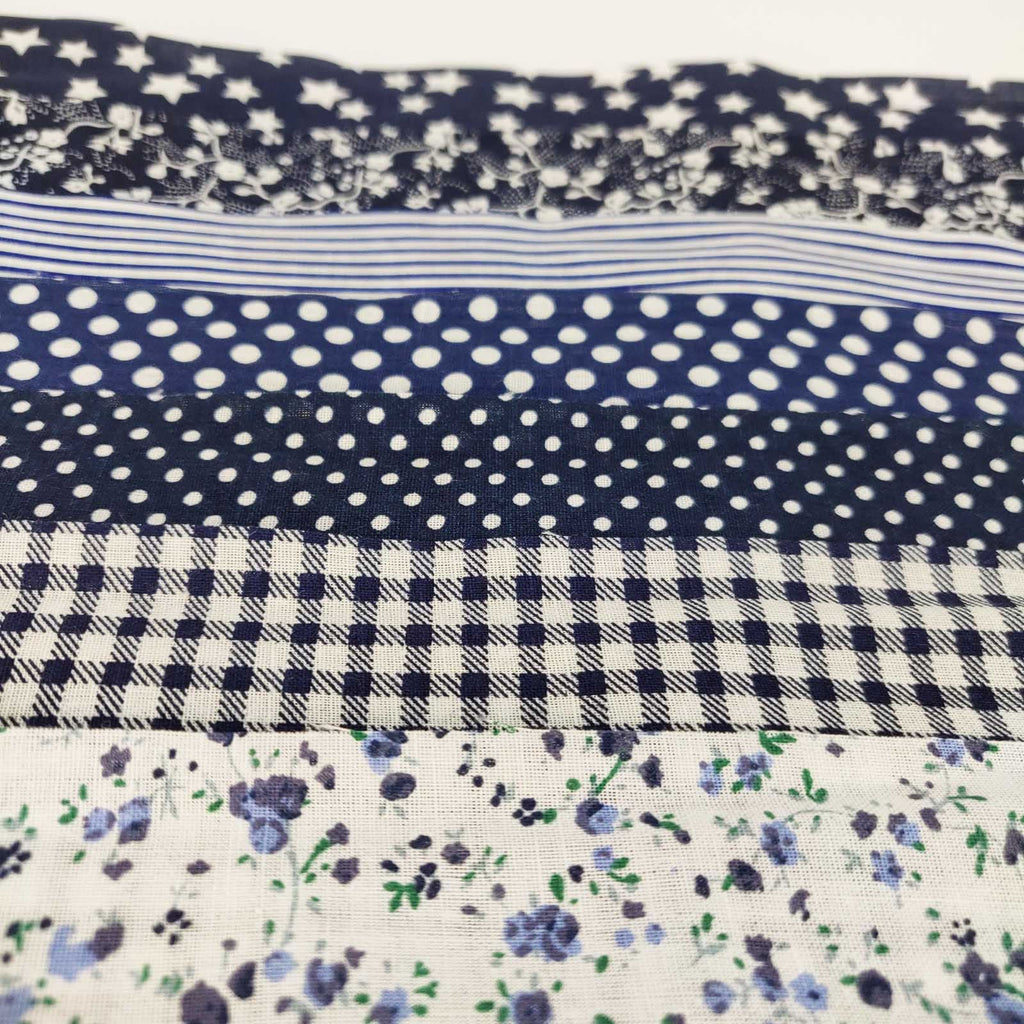 100% Cotton Fat Quarters Bundles of 7