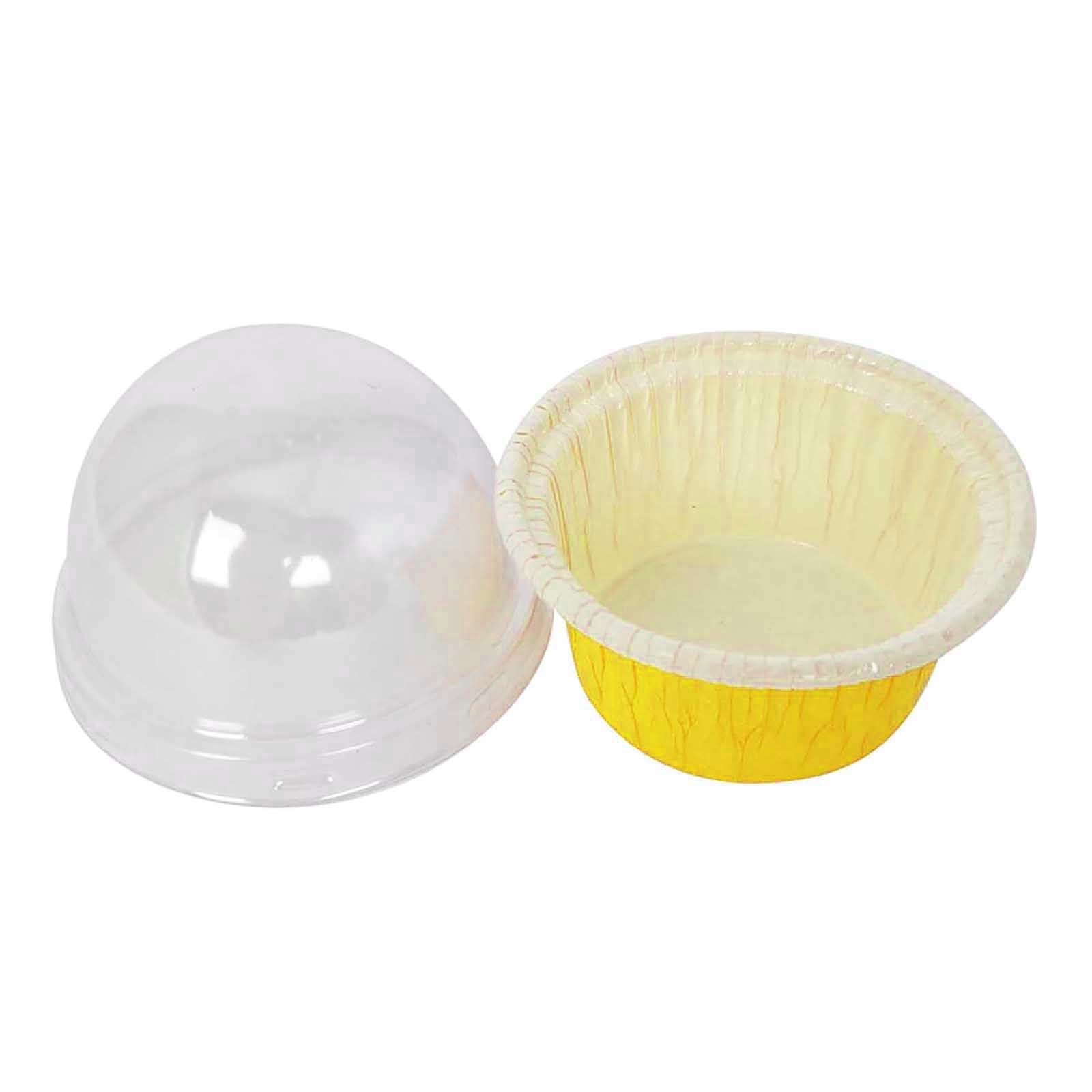Cupcake Cases with Clear Dome Lids