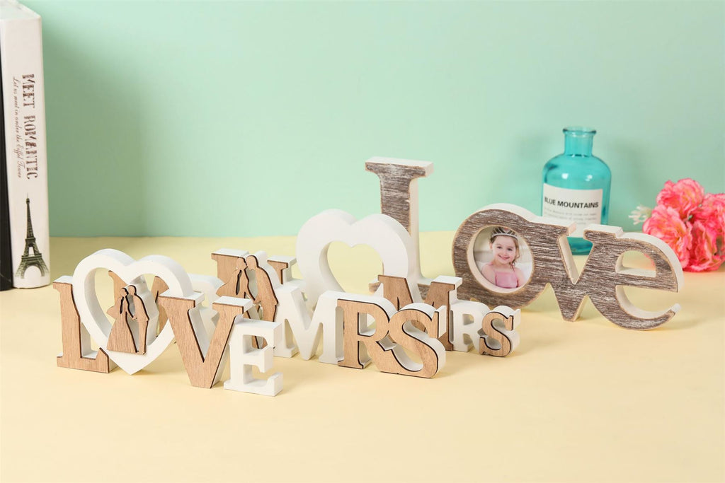 TwoToned Mr & Mrs Love Plaques