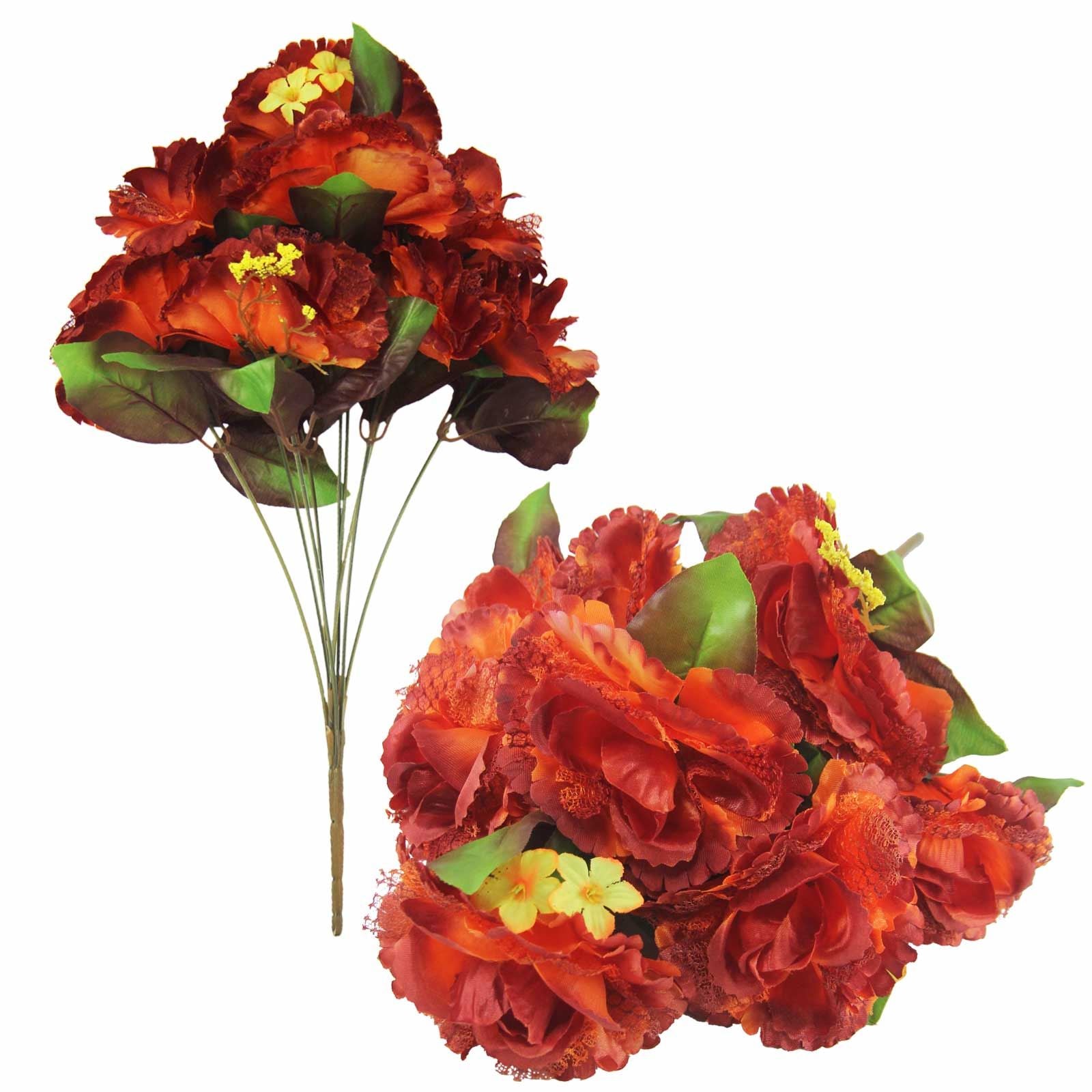 Clearance Blood Orange Burlesque Flowers