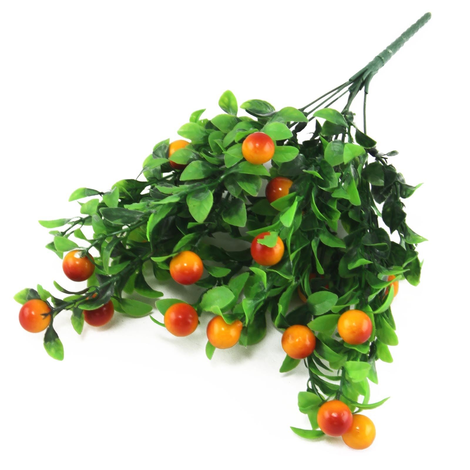 Plastic Chilli, Kumquat and Berry Bunches