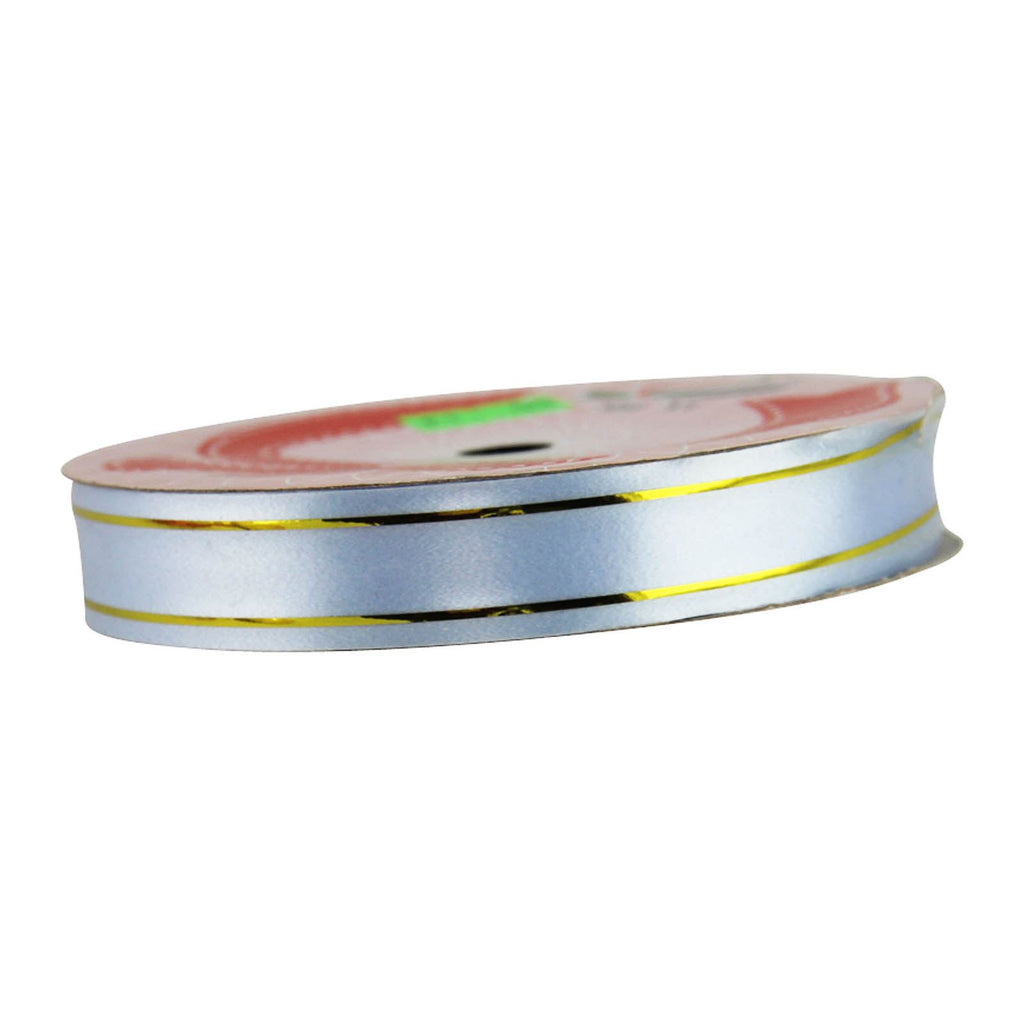 18mm Gold Striped Poly Ribbon