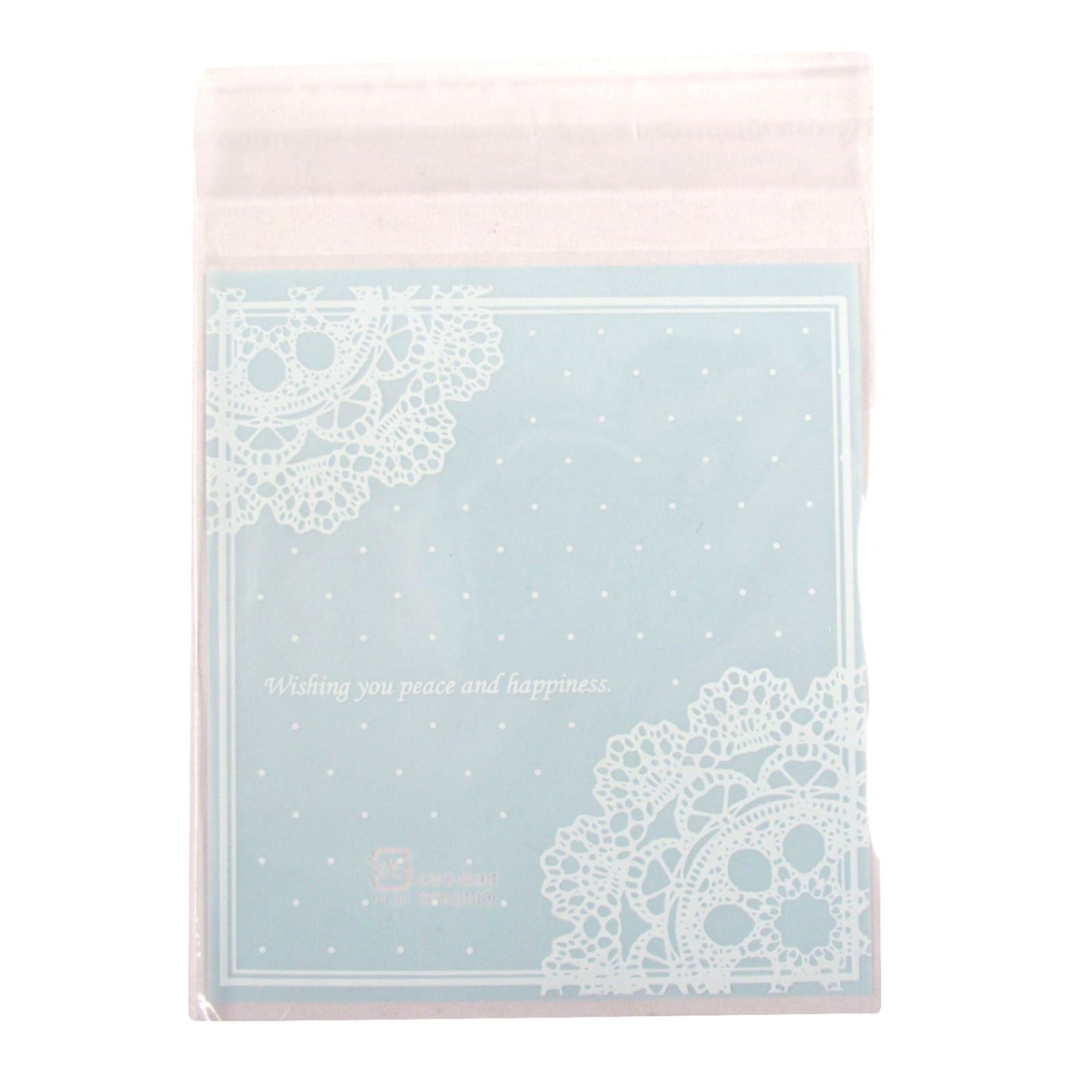 Lace Doilie Printed Cellophane Cookie Bags
