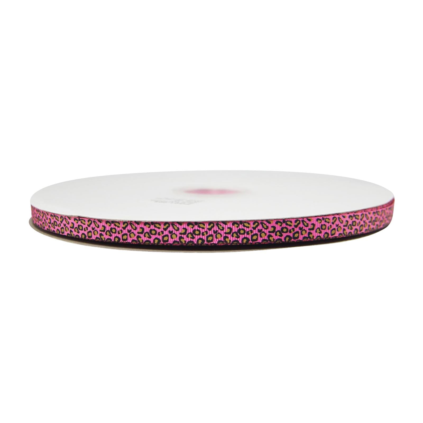 Premium Grosgrain Leopard Print Ribbon - 3 Metres