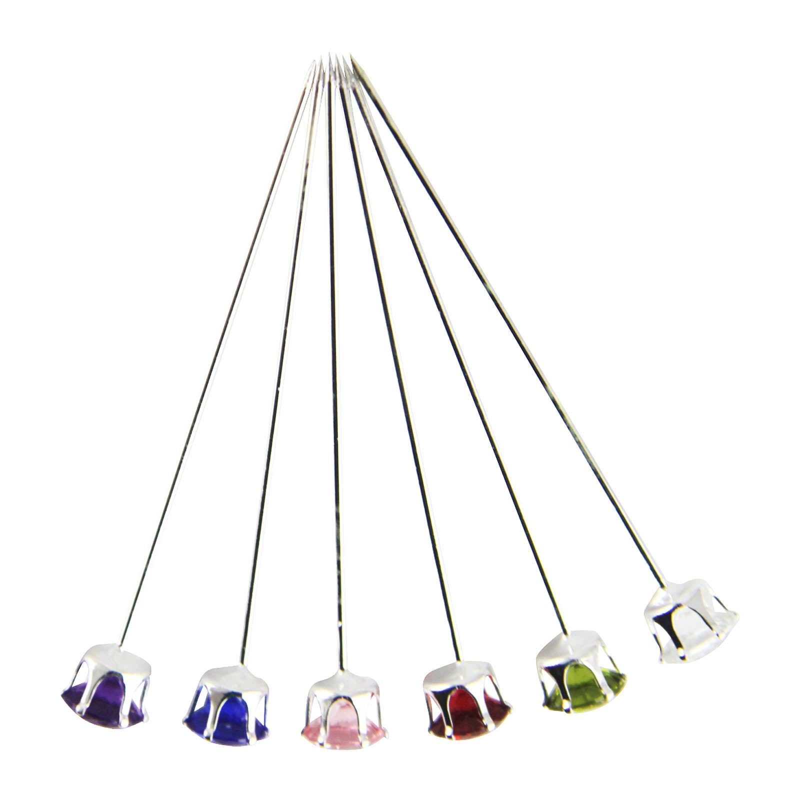 12x Premium Set Diamante Pins