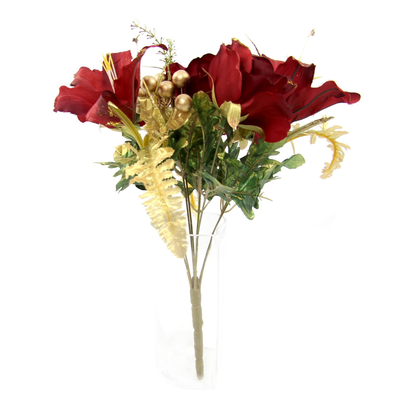 Rose and Lily Festive Posy