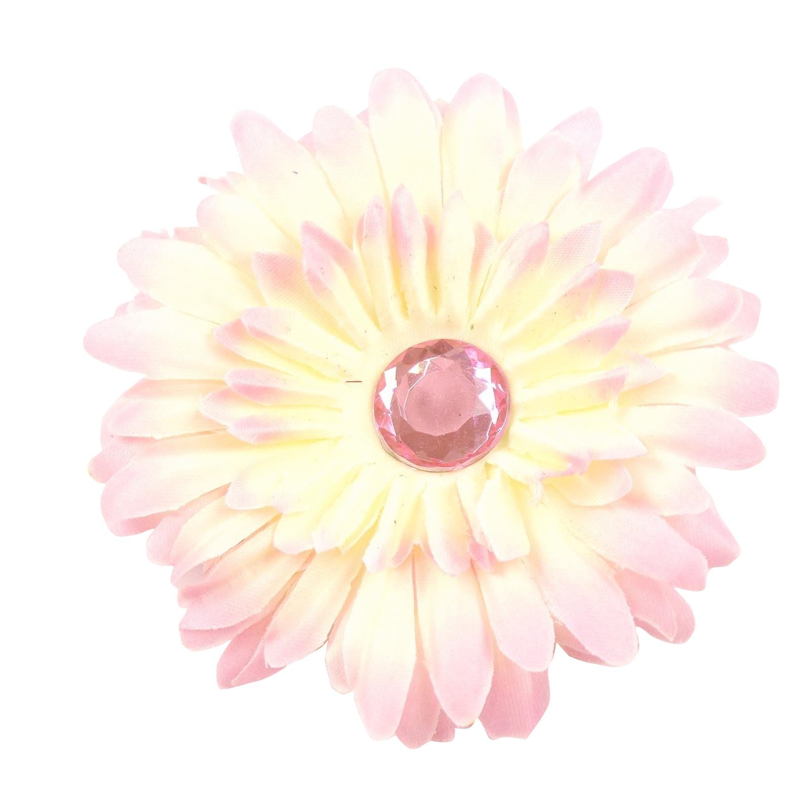 3-in-1 Gerbera Hair Clip Pin Badge