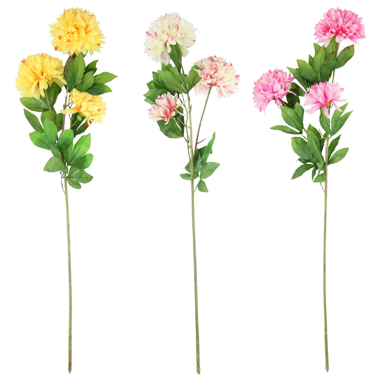 XL 3 Head Pompom Mum Spray