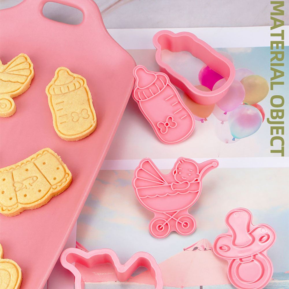 Set of 8 Premium Embossing Cookie Cutters