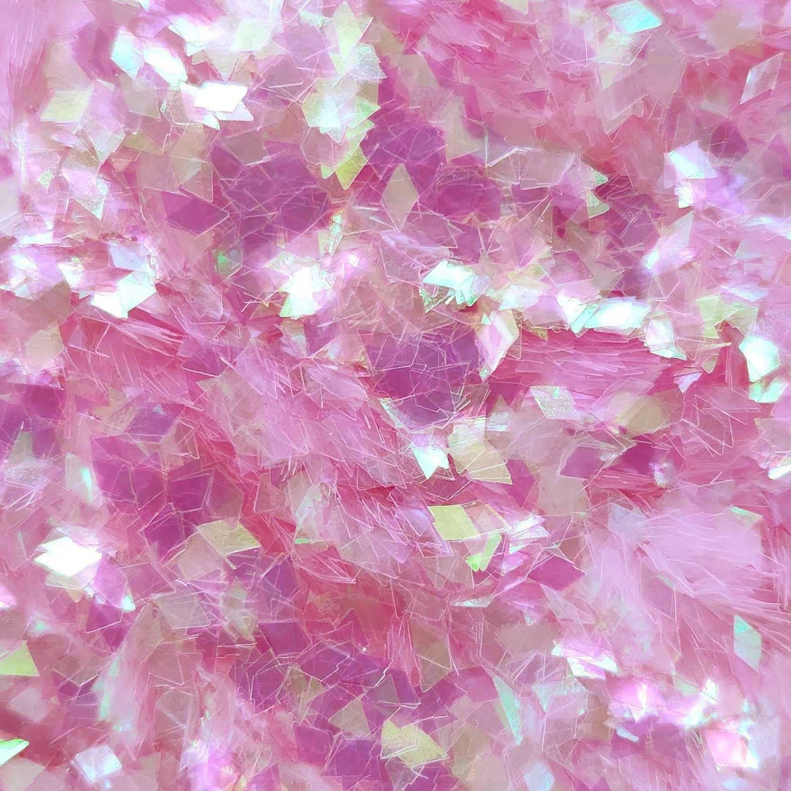 Glitter Elements - Iridescent Baby Pink - 2mm Diamond