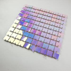 Transparent Backed Sequin Wall Panels