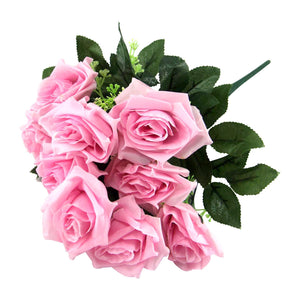 Large 10 Head Open Rose Bouquet