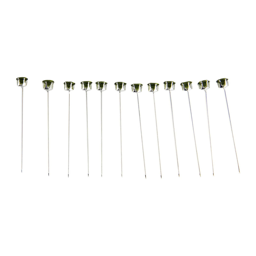 12x Premium Set Diamante Pins