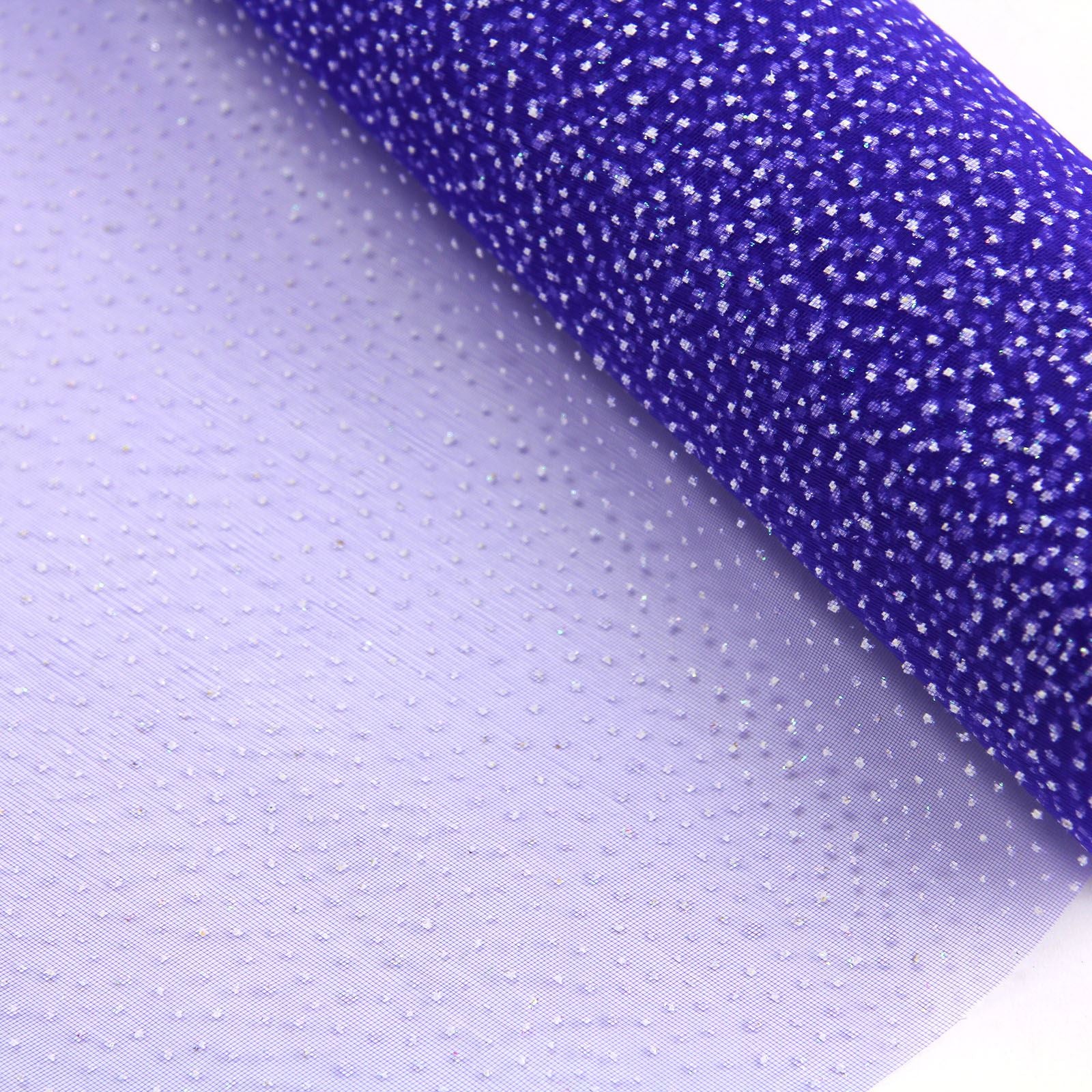 White Spot Organza Mesh - 52cm x 1 Yard