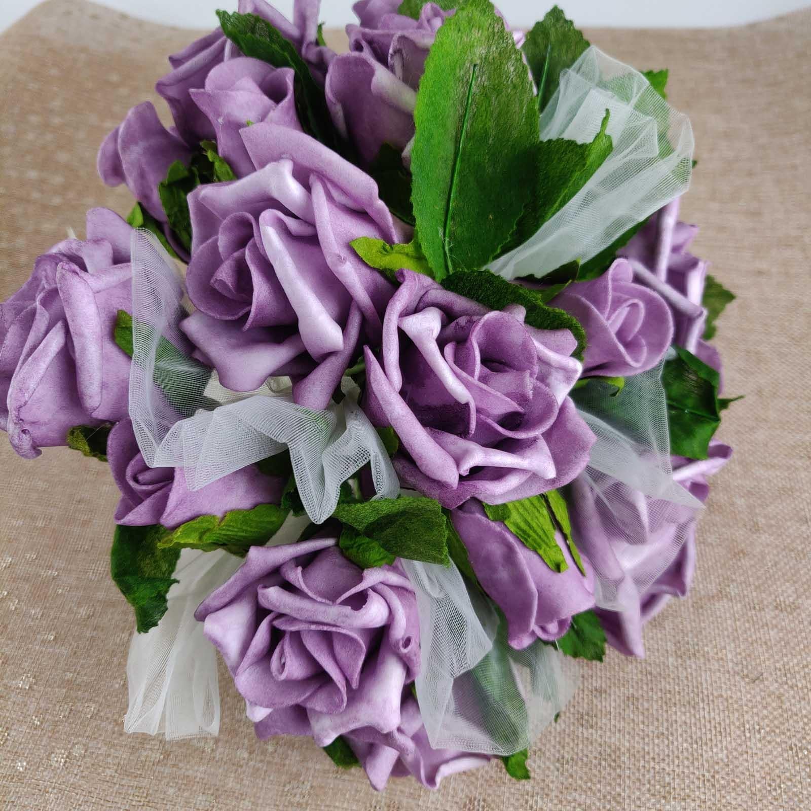 Shabby Chic Rose Voile Bouquet