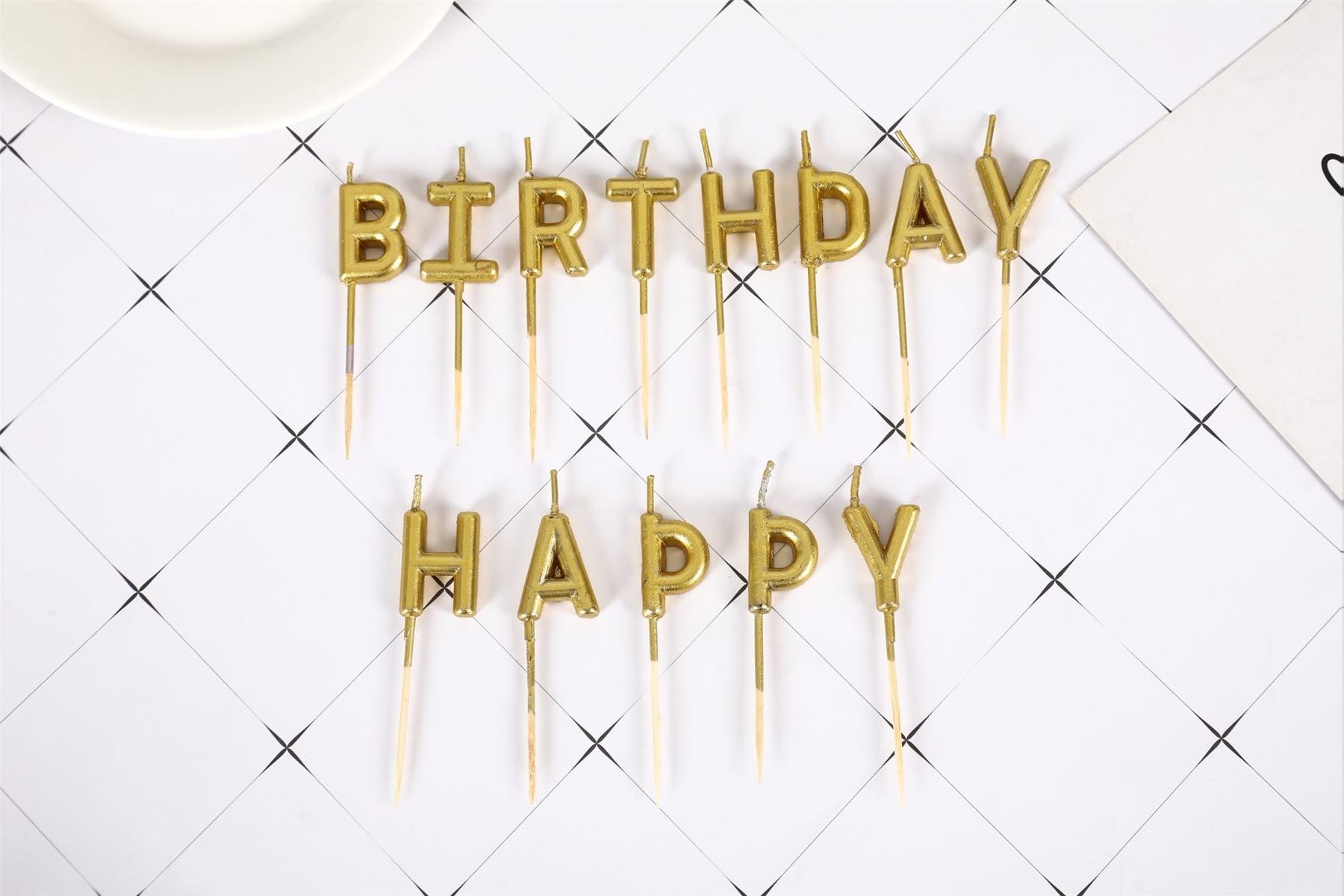Happy Birthday Cake Candles