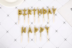 Happy Birthday Cake Candles
